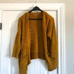 Mustard Knit Cardigan